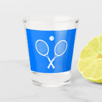 Tennis Rackets Blue Background