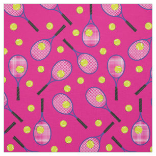 Tennis Rackets Sports Pink Girls Fabric