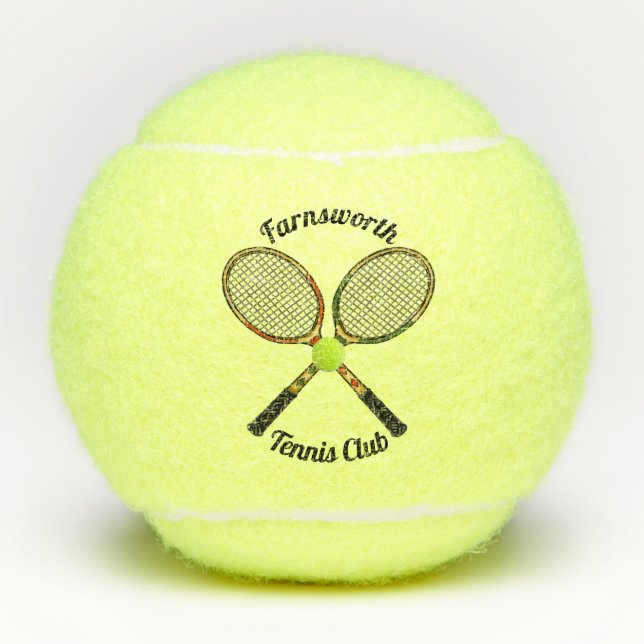Tennis Rackets Tennis Balls (Front)