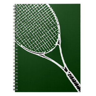 tennis racquet spiral notebook