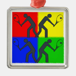 TENNIS / RACQUETBALL CHRISTMAS ORNAMENT