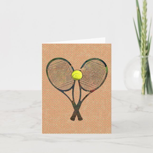 TENNIS RACQUETS & BALL Card (Front)