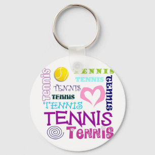 Tennis Repeating Key Ring