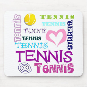 Tennis Repeating Mouse Pad