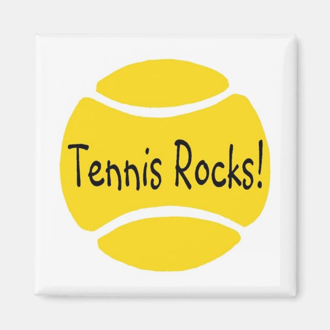 Tennis Rocks Magnet (Front)