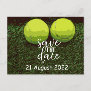 Tennis  Save the Date for Party Invitation   Postcard