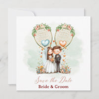 Tennis Save the date Invitation  for Wedding 