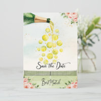Tennis Save the date Tennis Player wedding