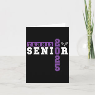 Tennis Senior Night Tennis Senior 2025 Graduation  Card