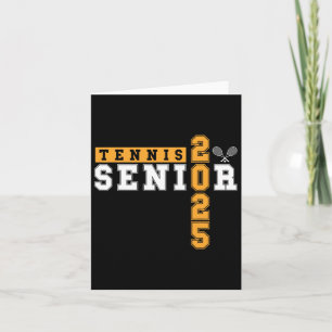 Tennis Senior Night Tennis Senior 2025 Graduation  Card