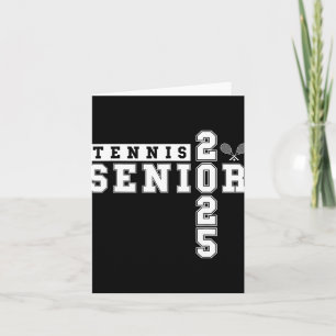 Tennis Senior Night Tennis Senior 2025 Graduation Card