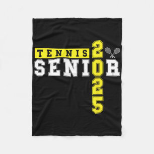 Tennis Senior Night Tennis Senior 2025 Graduation Fleece Blanket