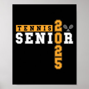 Tennis Senior Night Tennis Senior 2025 Graduation Poster