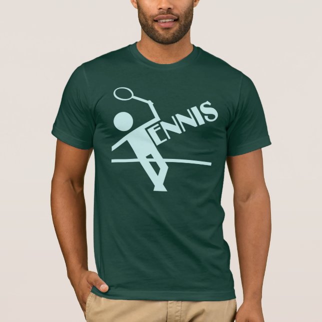 Tennis shirt - choose style & colour, customise (Front)