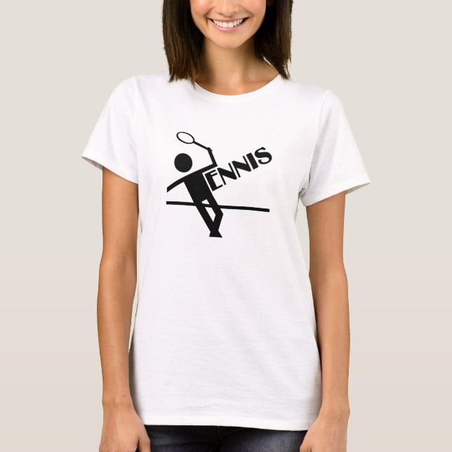 Tennis shirt - choose style & colour, customise (Front)