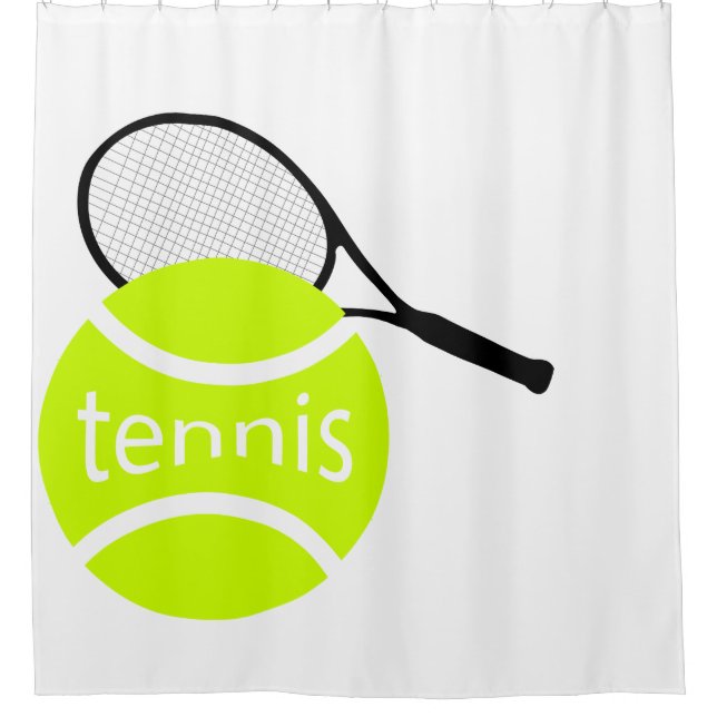 Tennis Shower Curtain (Front)
