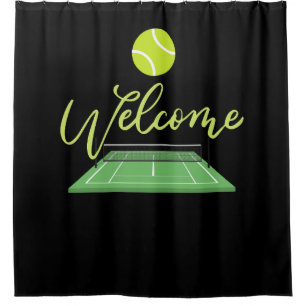 TENNIS Shower Curtain for Tennis Player