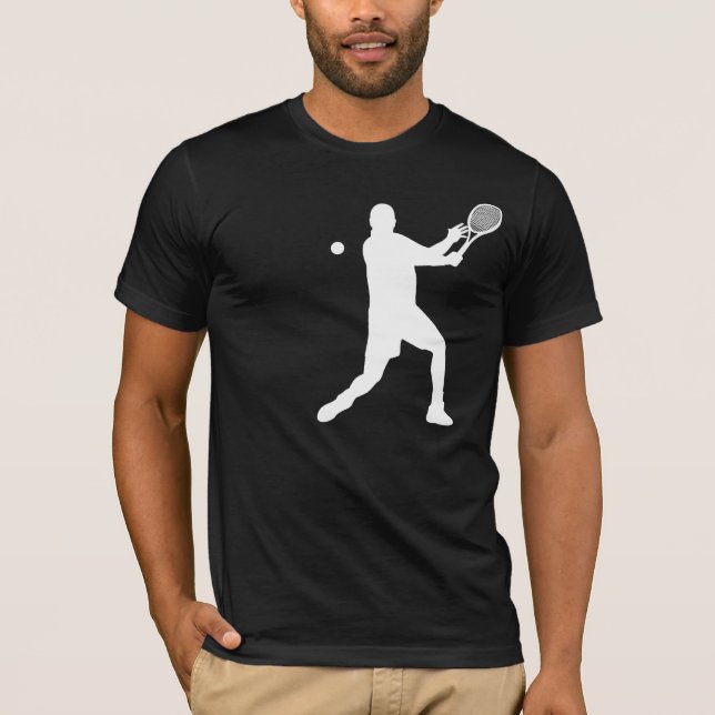 tennis silhouette T-Shirt (Front)