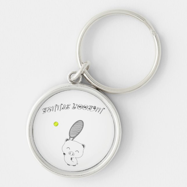 Tennis smash key ring (Front)