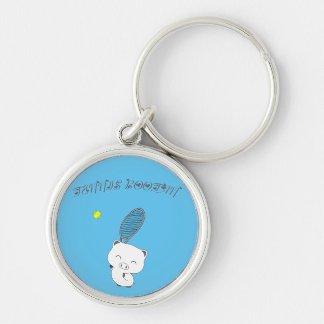 Tennis smash key ring (Front)
