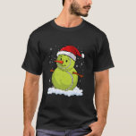 Tennis Snowman Christmas Tennis Player Xmas Party T-Shirt<br><div class="desc">Tennis Snowman Christmas Tennis Player Xmas Party</div>