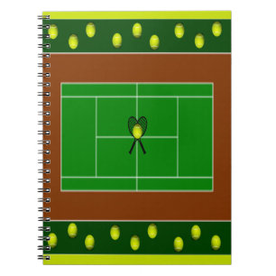 Tennis Spiral Notebook