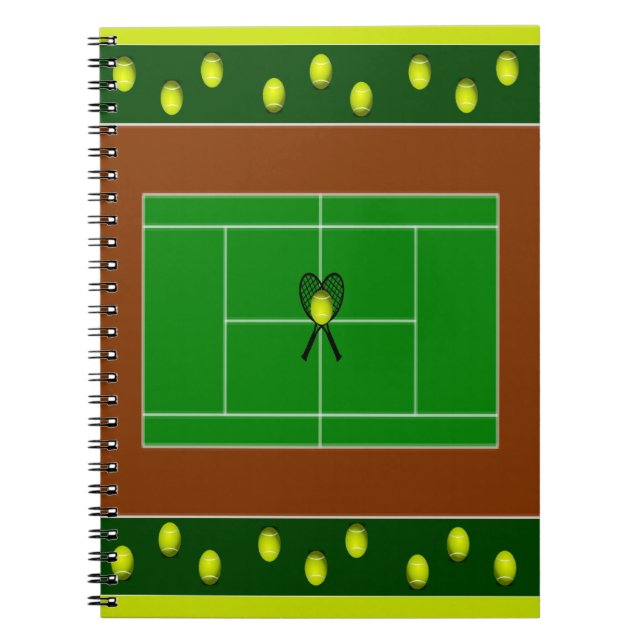 Tennis Spiral Notebook (Front)