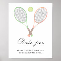 tennis sport bridal shower - date night ideas