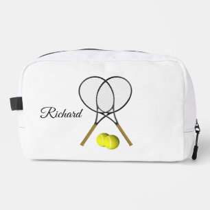 Tennis Sport Theme Add Name Dopp Kit