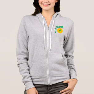 TENNIS SPORT Women's Heather Jacket Hoodie