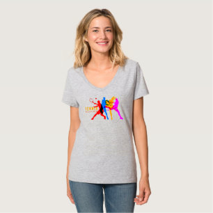 Tennis Sport   Women's V-Neck T-Shirt