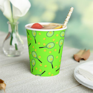 Tennis Sports Birthday Party Paper Cups