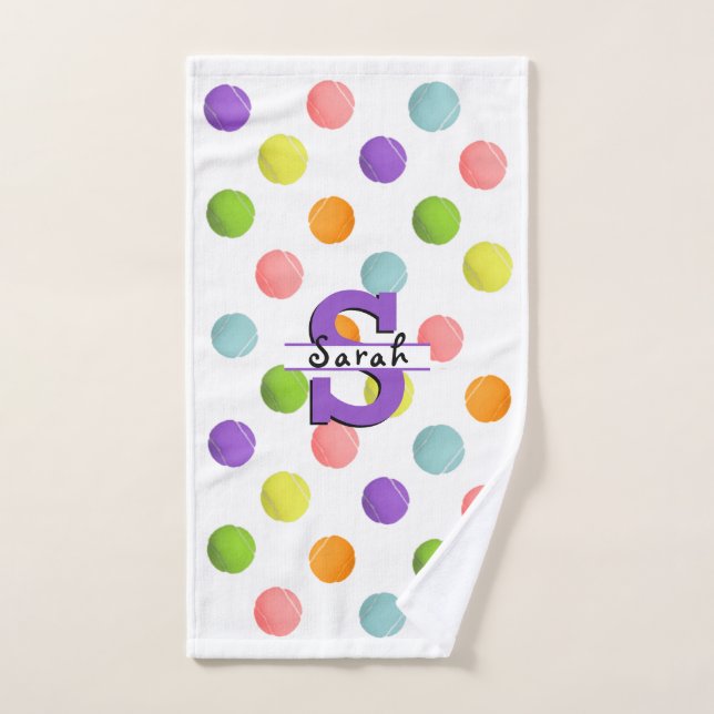 Tennis Sports Hand Towel (Hand Towel)