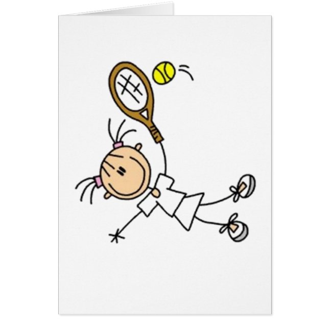 Tennis Stick Figure (Front)