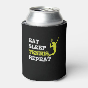 tennis supplement "Eat Sleep Tennis Repeat" Can Cooler