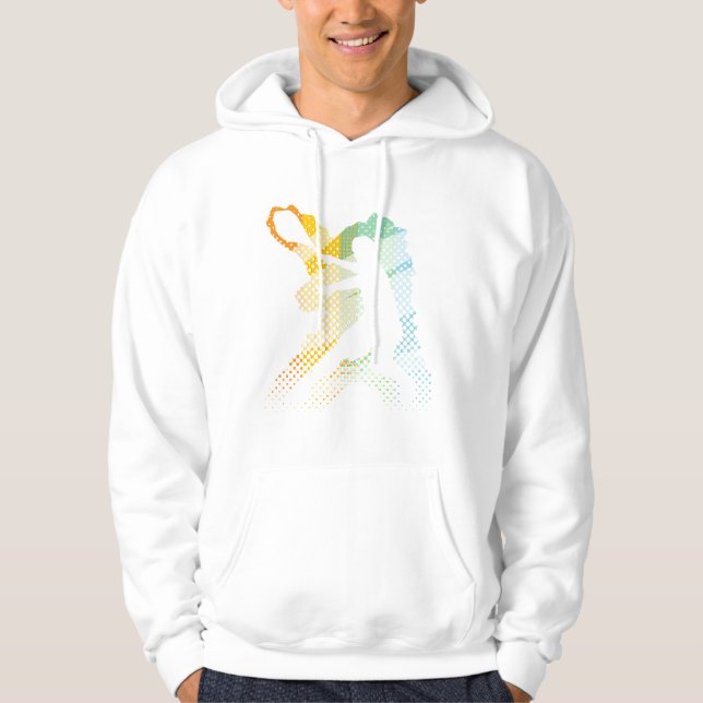 Tennis Sweatshirt for men with cool design (Front)
