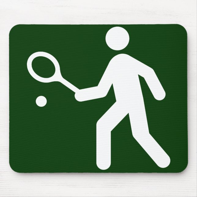 Tennis Symbol Mousepad (Front)