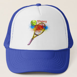 Tennis T-Shirt Tote Bag Mouse Pad Beverage Coaste Trucker Hat