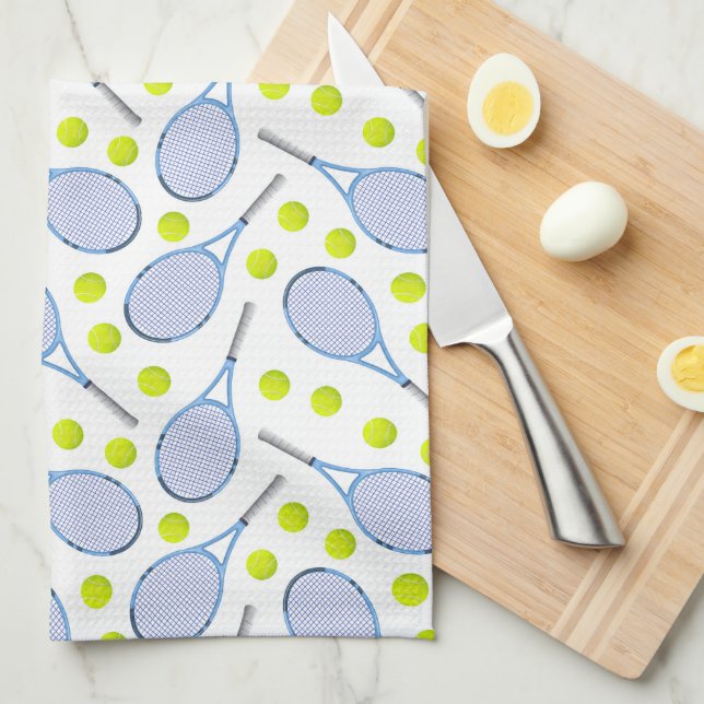 Tennis Tea Towel (Quarter Fold)