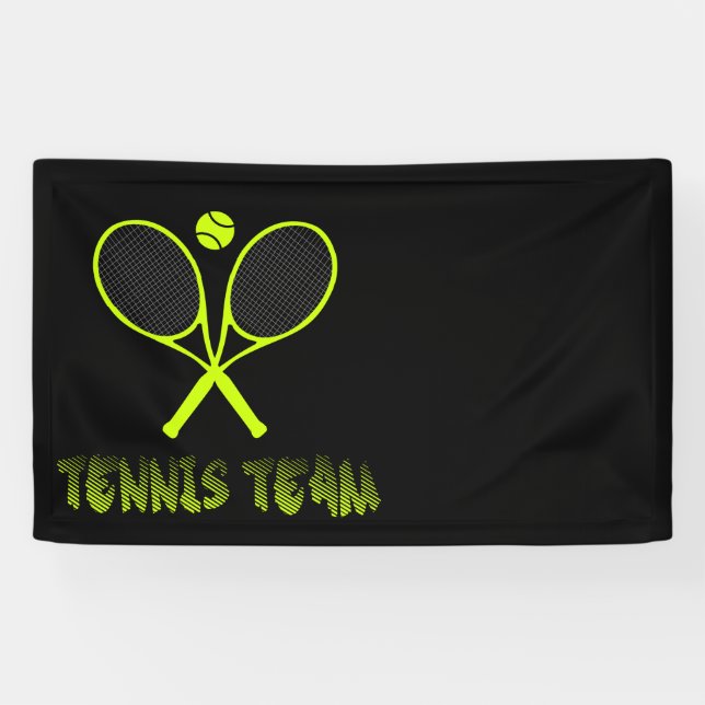 Tennis team banner (Horizontal)