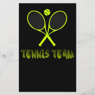 Tennis team flyer