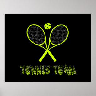Tennis team poster