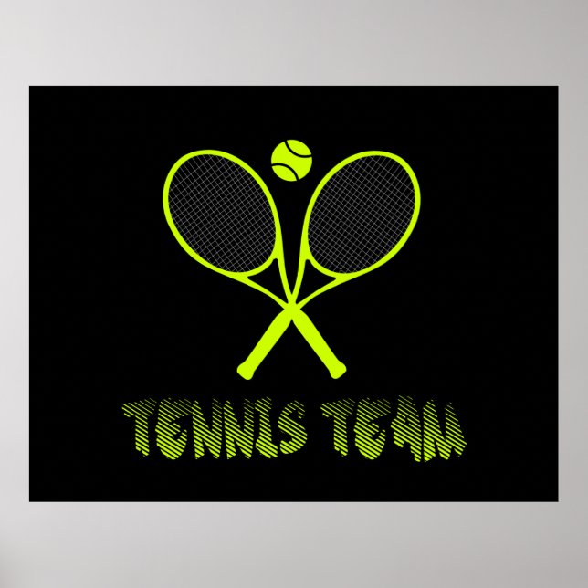 Tennis team poster (Front)
