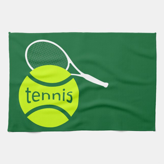 Tennis team tea towel (Horizontal)