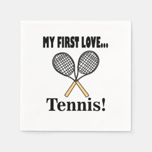 Tennis Tennis Player Birthday Party Napkin