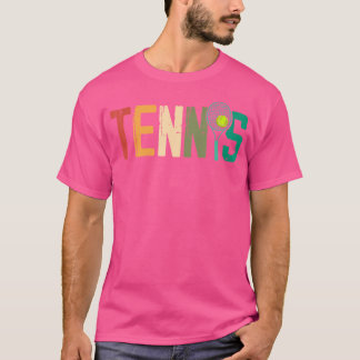 Tennis Tennis Racket Ball Tennis Player T-Shirt