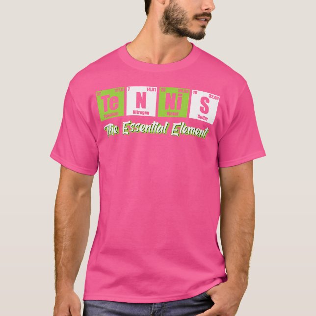 Tennis The Element Funny Love Tennis T-Shirt (Front)