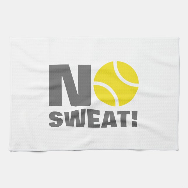 Tennis towel | No sweat! (Horizontal)