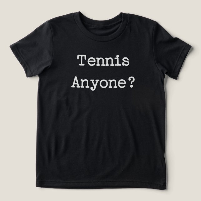 Tennis Tri-Blend Shirt (Design Front)