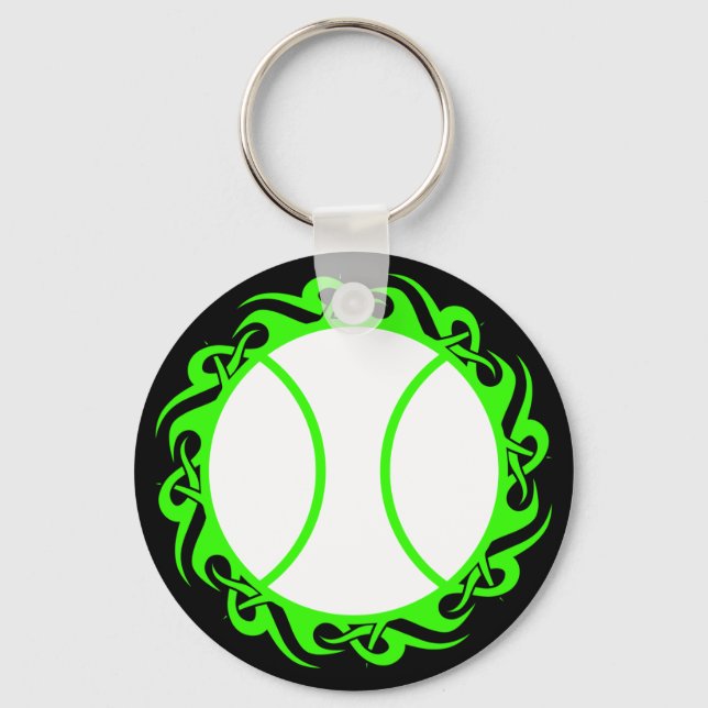 tennis. tribal. key ring (Front)